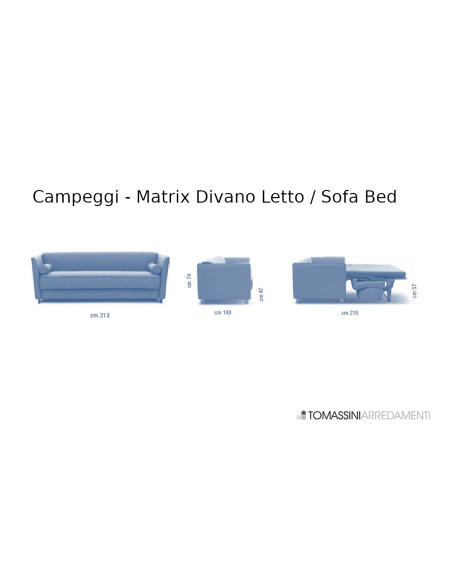Divano Letto Matrimoniale Matrix Campeggi - 5