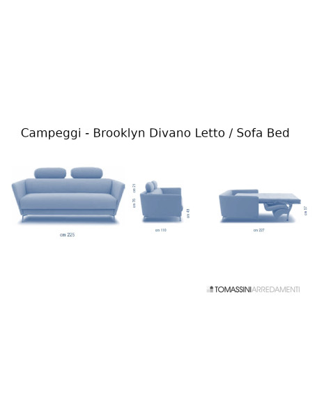 Divano Letto Matrimoniale Brooklyn  - 6