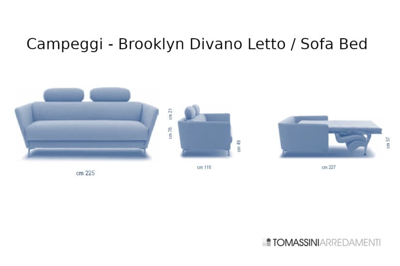 Divano Letto Matrimoniale Brooklyn  - 6