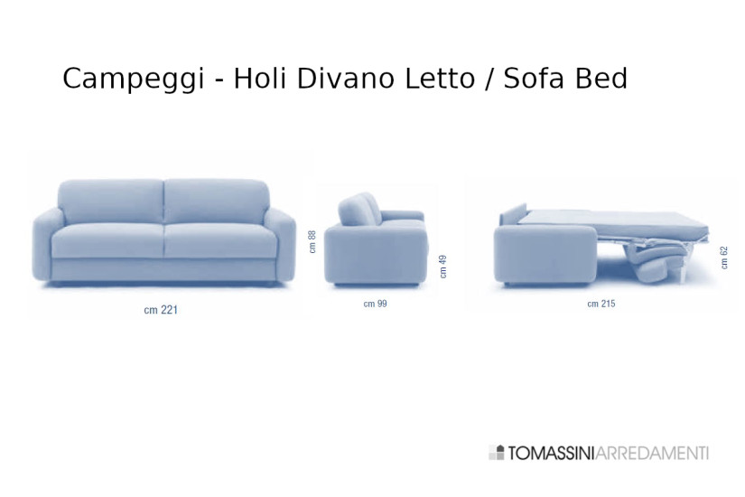 Holi Sofa Bed Campeggi - 5