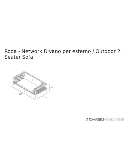 Canapé d'extérieur Network Roda - 6
