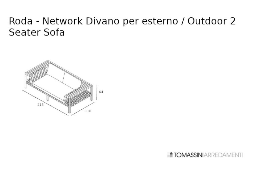 Canapé d'extérieur Network Roda - 6