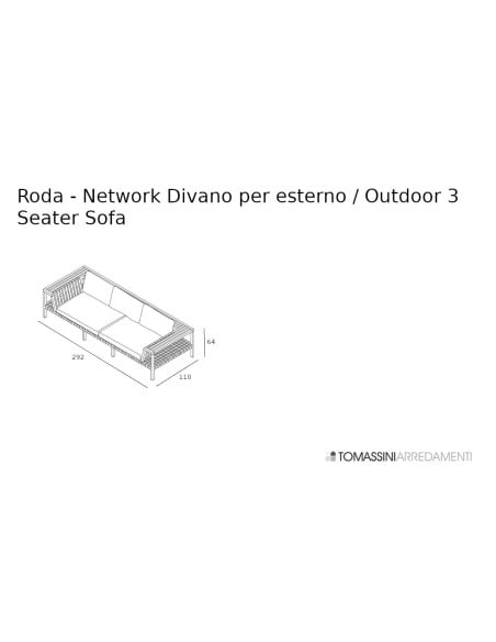 Canapé d'extérieur Network Roda - 7