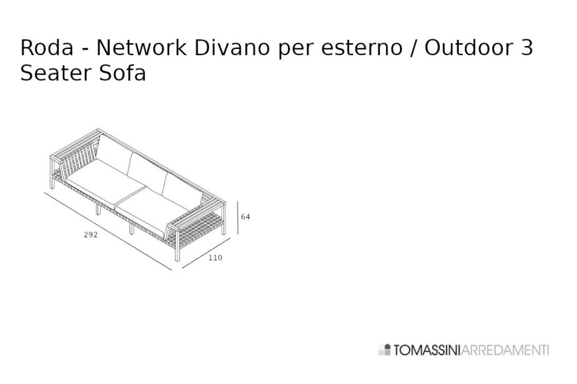 Canapé d'extérieur Network Roda - 7
