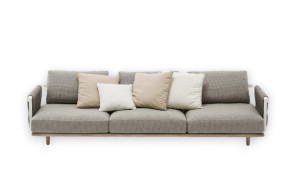 Eden Outdoor 3 Seater Sofa Roda - 1 2