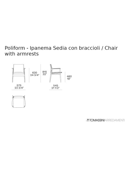 Sedia Ipanema Poliform - 7