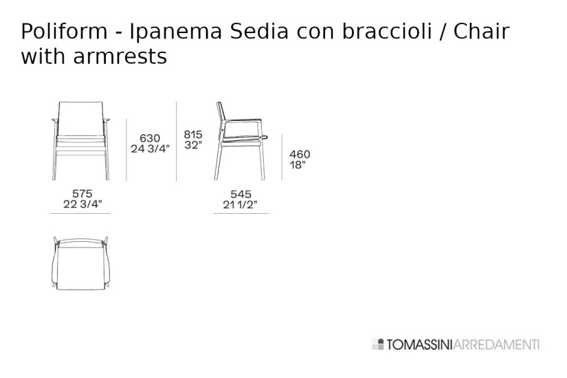 Chaise Ipanema Poliform - 7