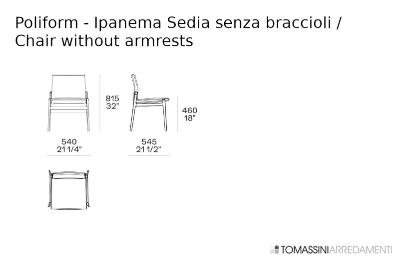 Chaise Ipanema Poliform - 8