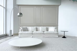 Canapé Karma en tissu blanc (Offre Expo) Saba - 7 2