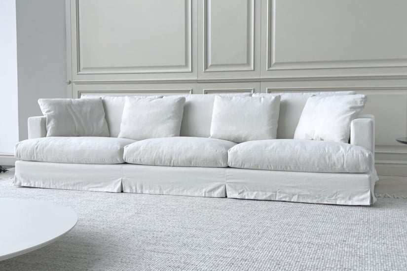 Divano Karma in tessuto bianco (Offerta Expo) Saba - 3