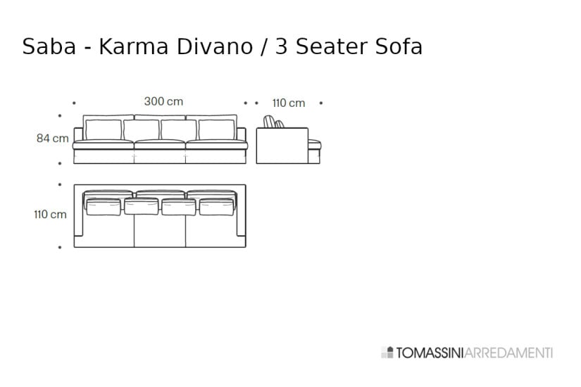 Karma White Fabric Sofa (Expo Offer) Saba - 8
