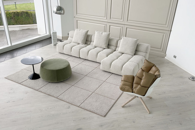 Canapé Tufty-Time en tissu beige (Offre Expo) B&B Italia - 3