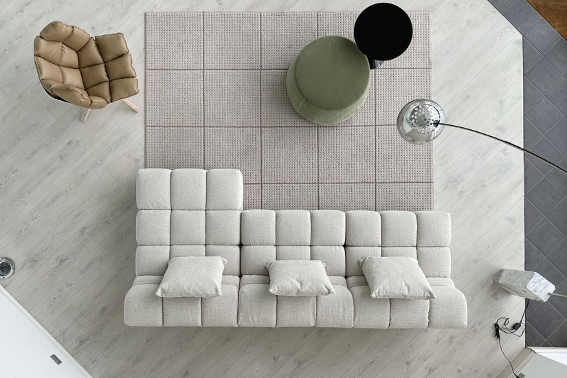 Canapé Tufty-Time en tissu beige (Offre Expo) B&B Italia - 6