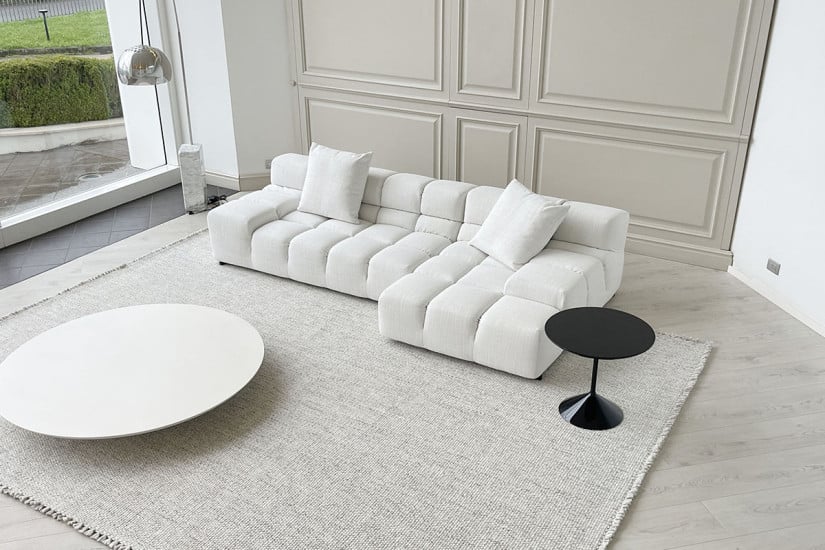 Tufty-Time White Fabric Sofa (Expo Offer) B&B Italia - 3