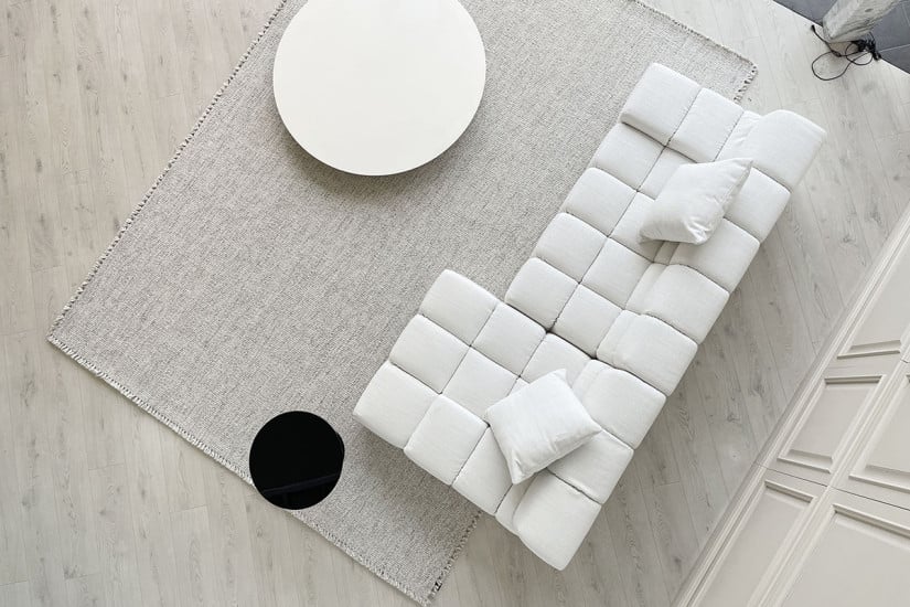 Tufty-Time White Fabric Sofa (Expo Offer) B&B Italia - 6