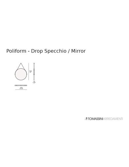 Specchio Drop Poliform - 5