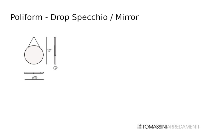 Miroir Drop Poliform - 5