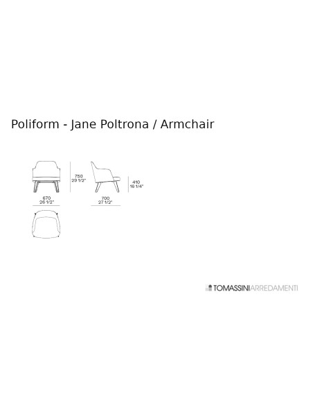 Poltrona Jane Poliform - 4