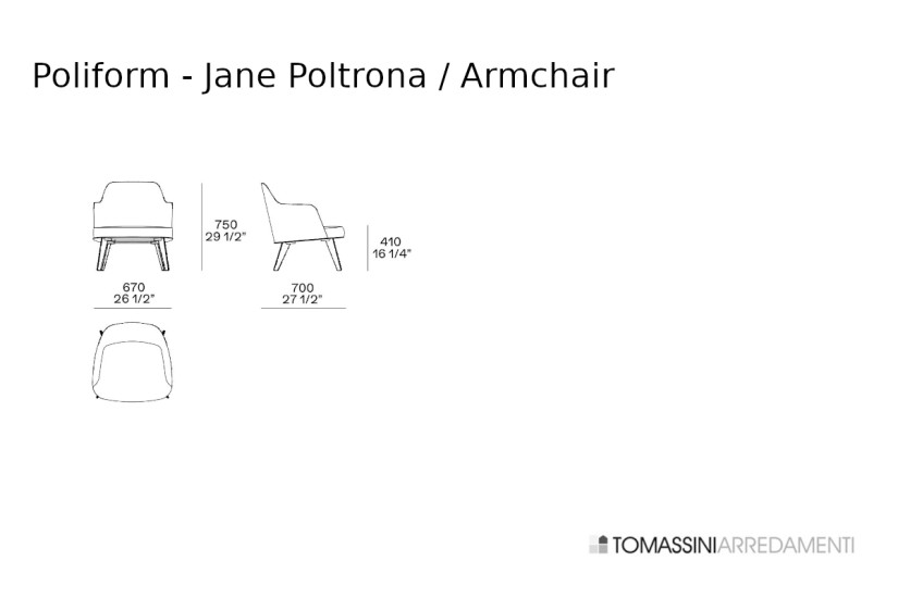 Fauteuil Jane Poliform - 4