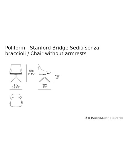Chaise Stanford Bridge Poliform - 4