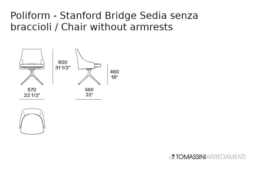 Stanford Bridge Chair Poliform - 4