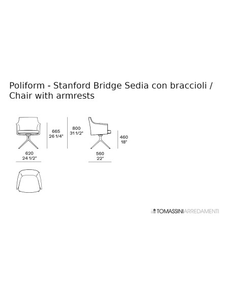 Chaise Stanford Bridge Poliform - 5
