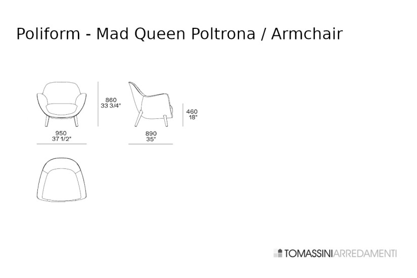 Poltrona Mad Queen Poliform - 5