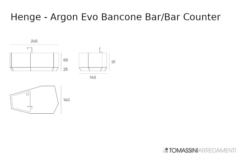 Argon Evo Bar Counter Henge - 4