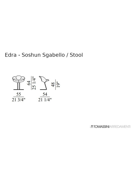 Soshun Stool Edra - 5