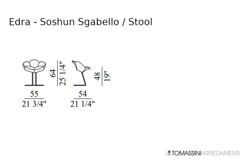 Tabouret Soshun Edra - 5