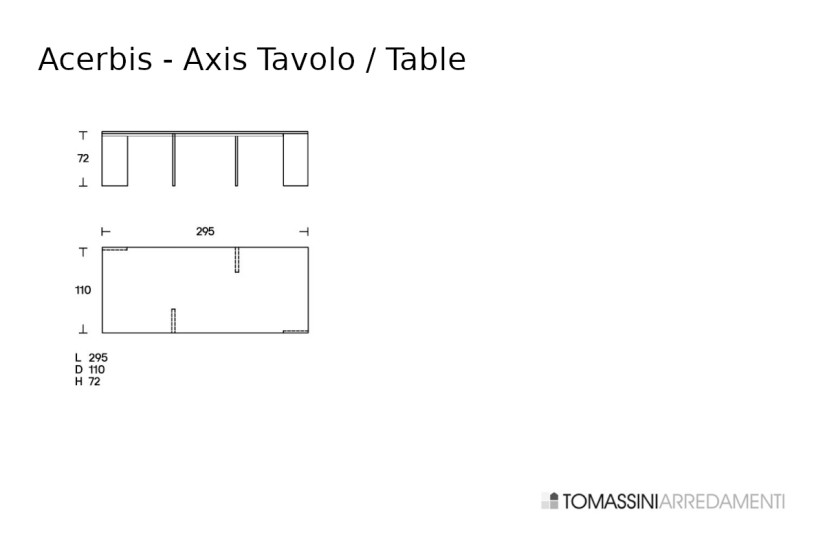 Axis Table Acerbis - 7