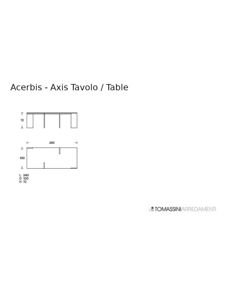 Tavolo Axis Acerbis - 8