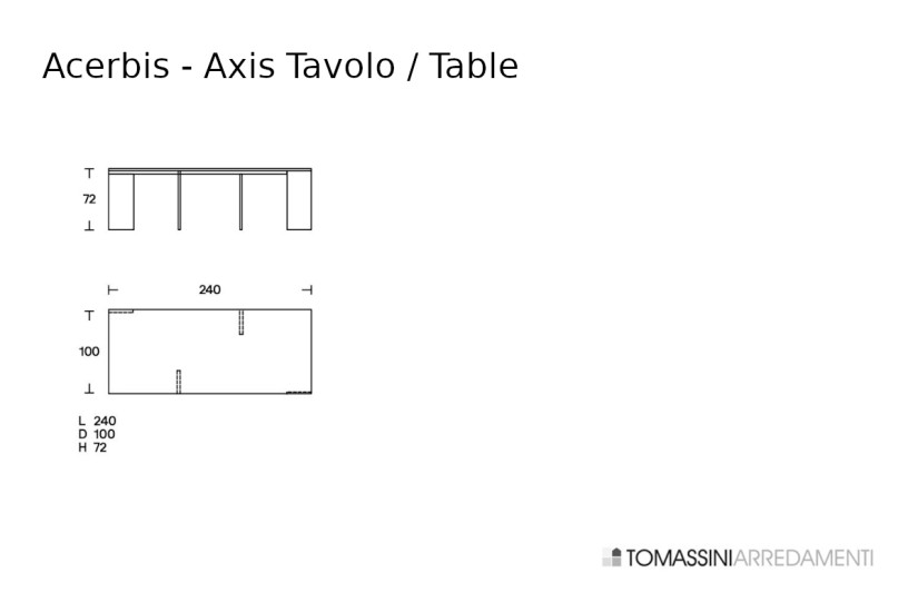Axis Table Acerbis - 8