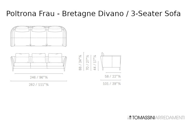 Canapé Bretagne Poltrona Frau - 9