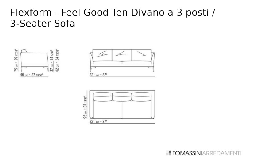 Feel Good Ten Sofa Flexform - 5