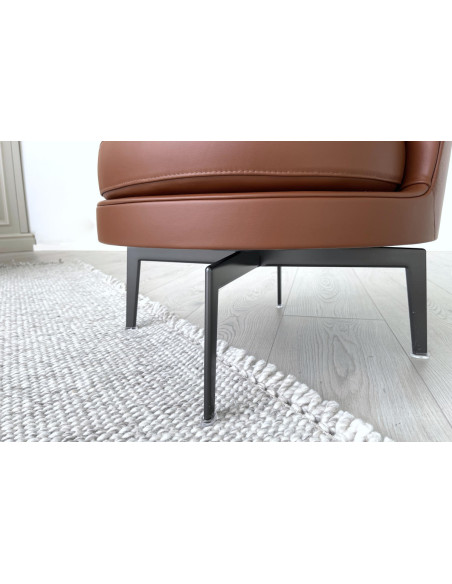 Poltrona Feel Good in pelle marrone (Offerta Expo) Flexform - 1