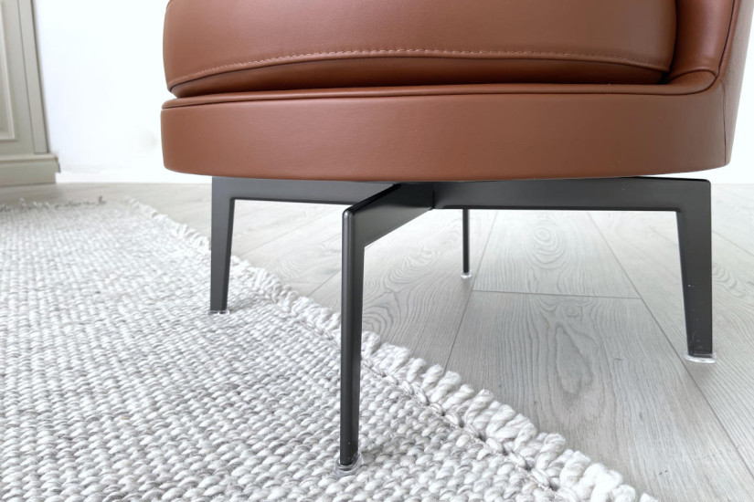 Fauteuil Feel Good en cuir marron (Offre Expo) Flexform - 1