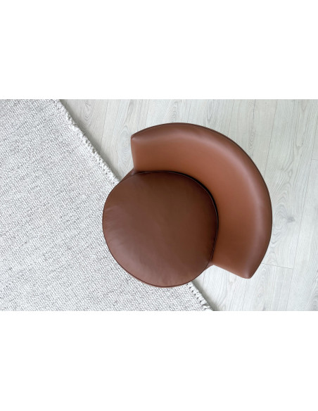 Feel Good Brown Leather Armchair (Expo Offer) Flexform - 2