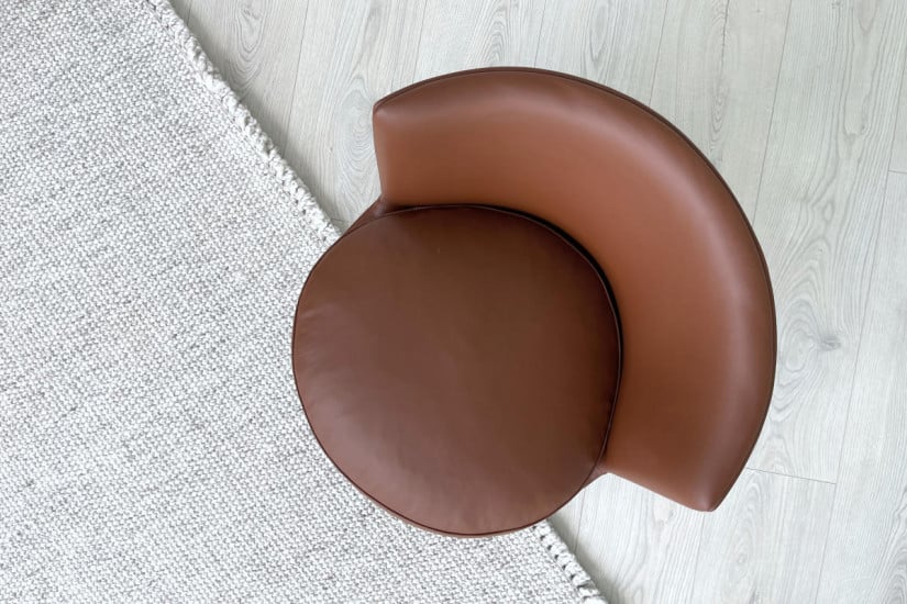 Feel Good Brown Leather Armchair (Expo Offer) Flexform - 2
