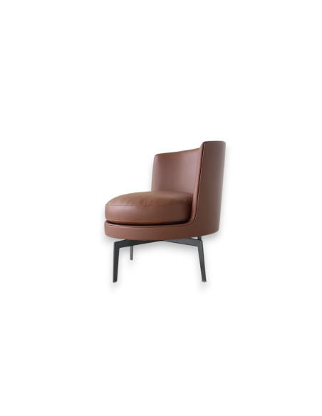 Poltrona Feel Good in pelle marrone (Offerta Expo) Flexform - 6