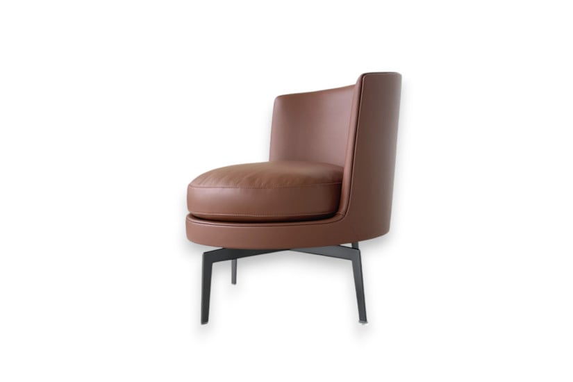 Feel Good Brown Leather Armchair (Expo Offer) Flexform - 6