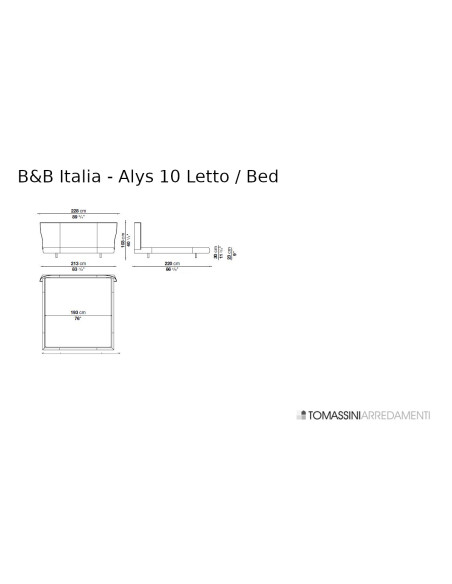Letto Alys 10 B&B Italia - 7