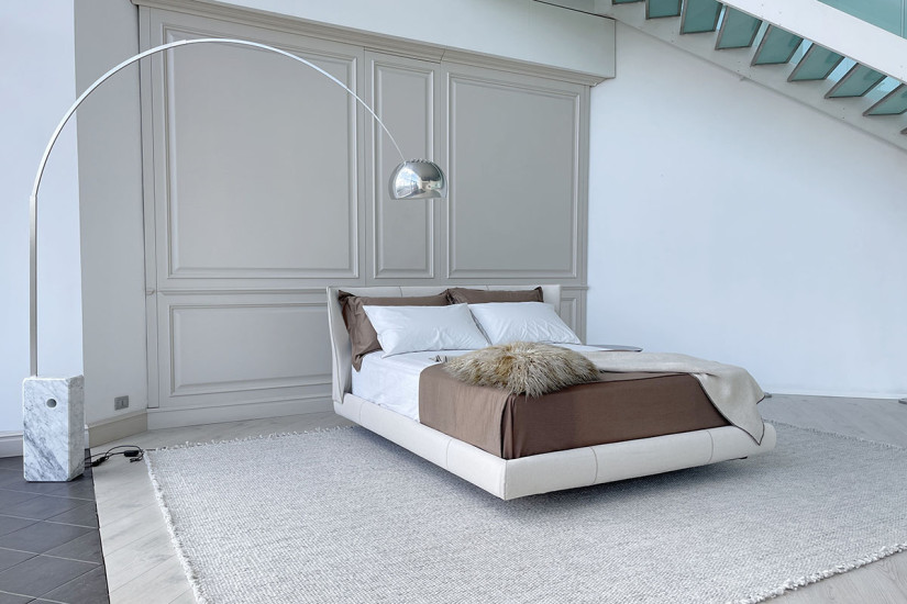 Lit Alys 10 en tissu beige (Offre Expo) - 2