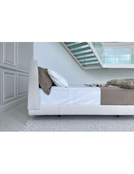 Lit Alys 10 en tissu beige (Offre Expo) - 3