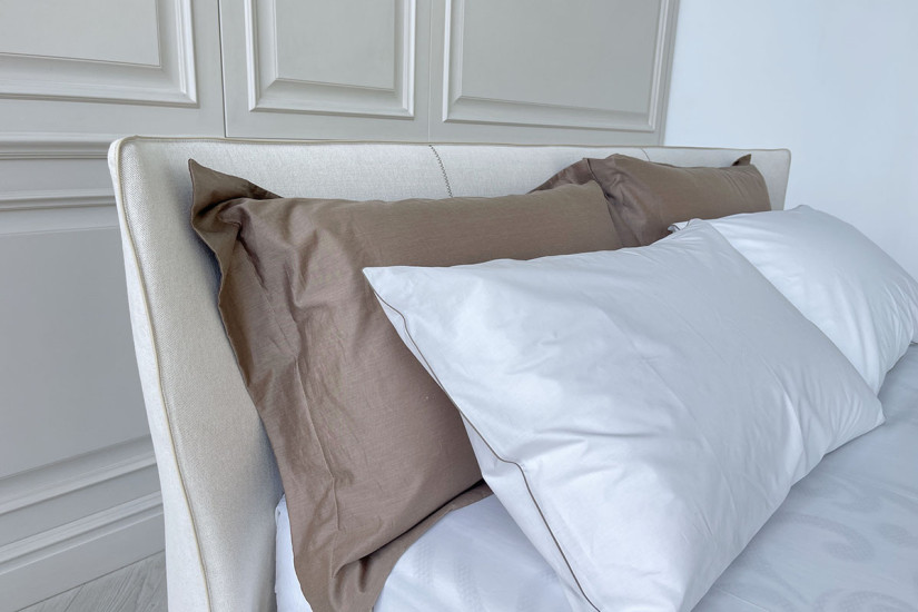 Lit Alys 10 en tissu beige (Offre Expo) - 4