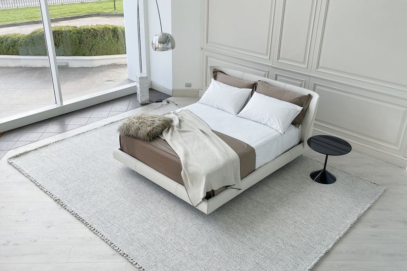 Lit Alys 10 en tissu beige (Offre Expo) - 6