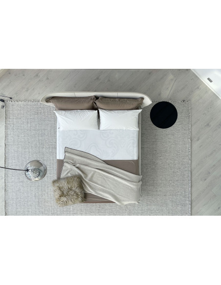 Lit Alys 10 en tissu beige (Offre Expo) - 8