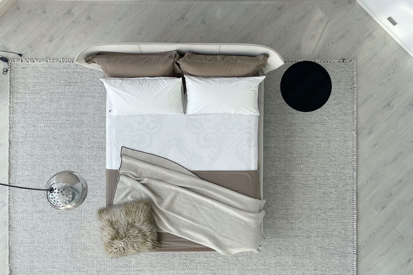 Alys 10 Beige Fabric Bed (Expo Offer)  - 8