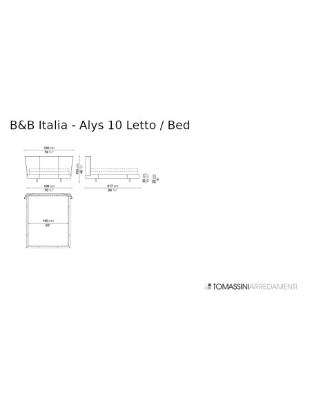 Alys 10 Beige Fabric Bed (Expo Offer)  - 9