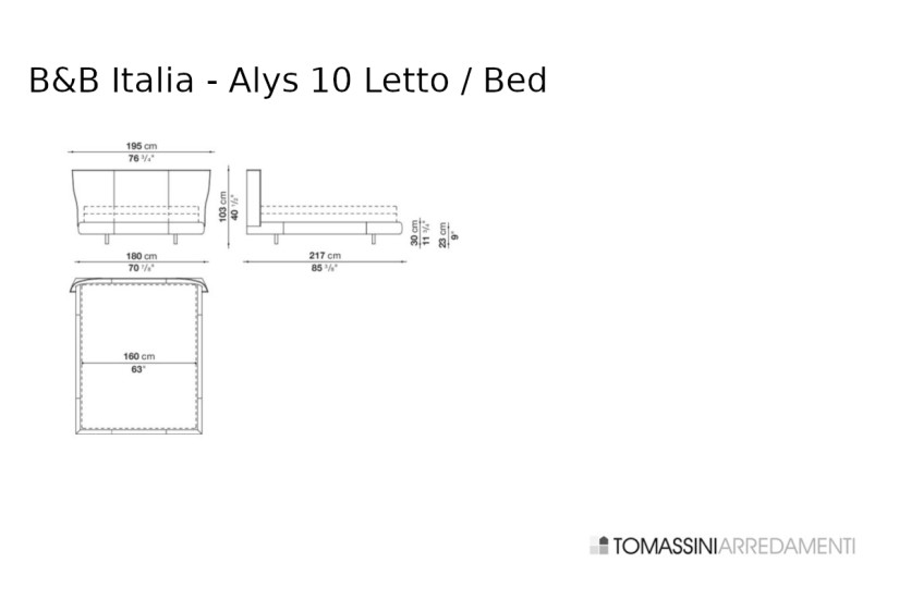 Lit Alys 10 en tissu beige (Offre Expo) - 9